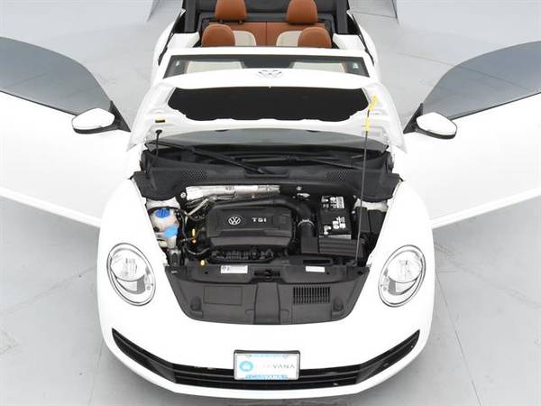 2015 VW Volkswagen Beetle 1.8T Convertible 2D Convertible WHITE - for sale in Columbia, SC – photo 4
