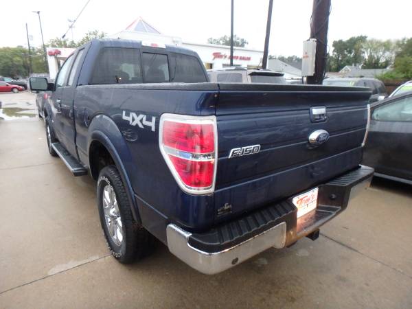 2014 Ford F-150 Super Cab Lariat 4WD Blue for sale in Des Moines, IA – photo 5