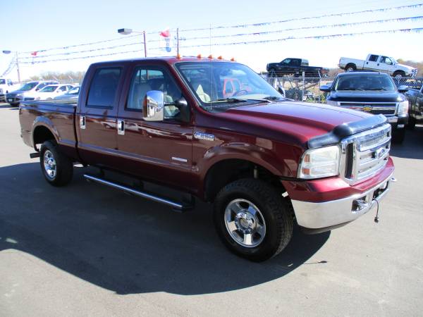 2006 ford f250 f-250 diesel lariat out state crew short box 4x4 4wd... for sale in Forest Lake, WI – photo 3