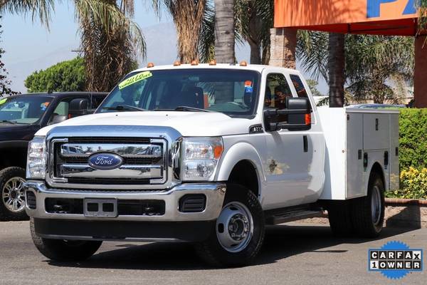 2016 Ford F-350 F350 XLT 4x4 Utility Work Service Diesel Truck #27119 for sale in Fontana, CA – photo 3
