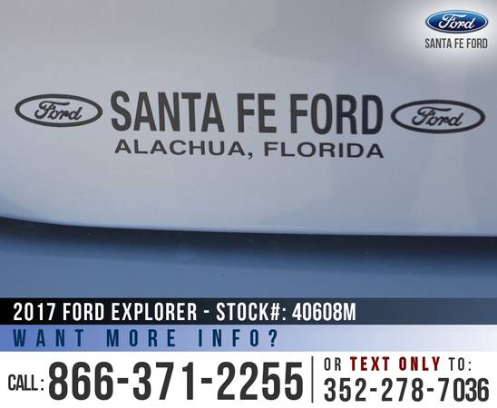 17 Ford Explorer 3rd Row, Bluetooth, Backup Camera, SiriusXM for sale in Alachua, FL – photo 10