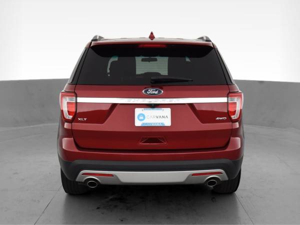 2017 Ford Explorer XLT Sport Utility 4D suv Red - FINANCE ONLINE -... for sale in Farmington, MI – photo 9
