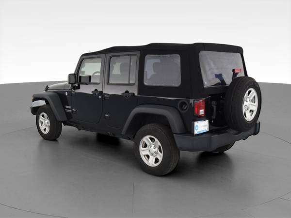 2017 Jeep Wrangler Unlimited Sport SUV 4D suv Black - FINANCE ONLINE... for sale in Worcester, MA – photo 7