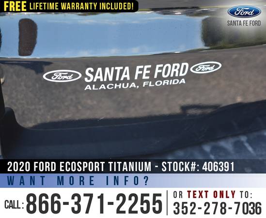 *** 2020 FORD ECOSPORT TITANIUM *** SAVE Over $5,000 off MSRP! -... for sale in Alachua, FL – photo 10