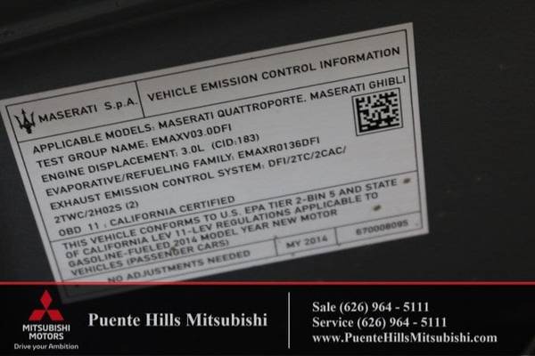 2014 Maserati Ghibli S Q4 *Navi*LowMiles*Warranty* for sale in City of Industry, CA – photo 23
