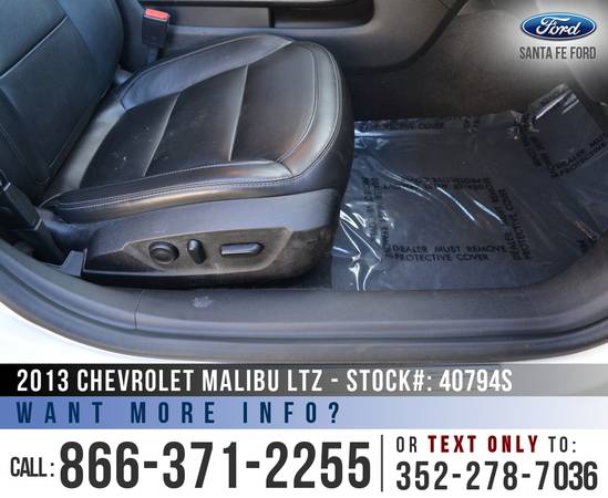 *** 2013 Chevrolet Malibu LTZ *** Remote Start - Camera - Sunroof -... for sale in Alachua, FL – photo 23