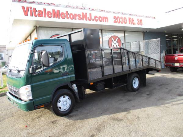 2008 Mitsubishi Fuso FE145 DOVETAIL, LANDSCAPE TRUCK, DIESEL 76K for sale in south amboy, FL – photo 4