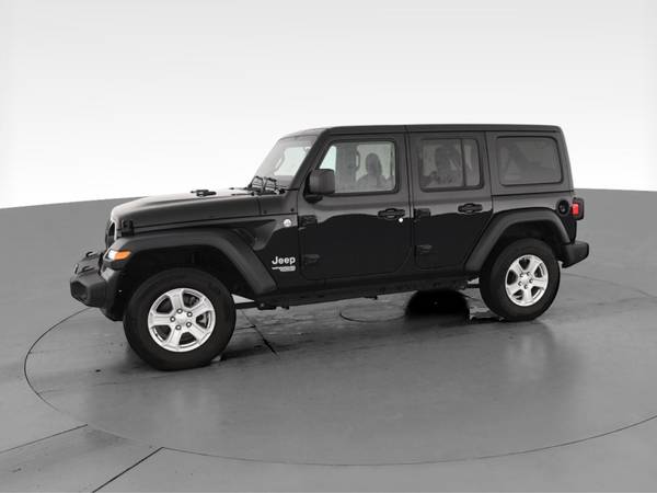 2020 Jeep Wrangler Unlimited Sport S Sport Utility 4D suv Black - -... for sale in Asheville, NC – photo 4