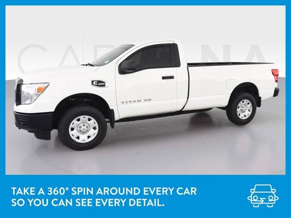 2017 Nissan TITAN XD Single Cab S Pickup 2D 8 ft pickup White for sale in Raleigh, NC – photo 3