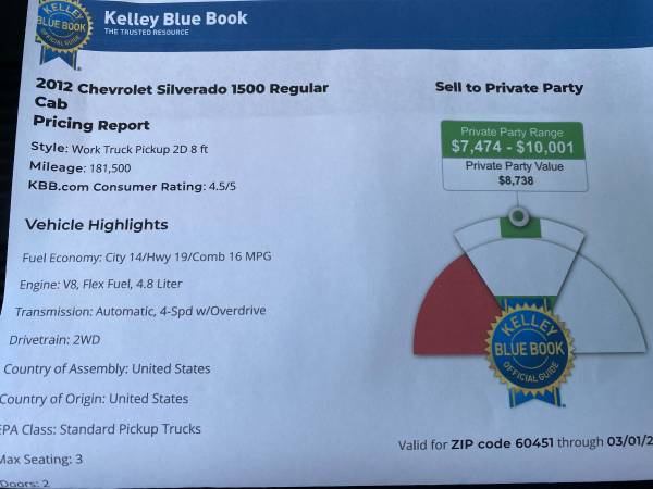 2012 chevy silverado for sale in New Lenox, IL – photo 3