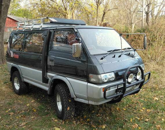 1993 4WD Mitsubishi Delica L300 JDM van 79k LOW miles - cars &... for sale in Springfield, MO – photo 4