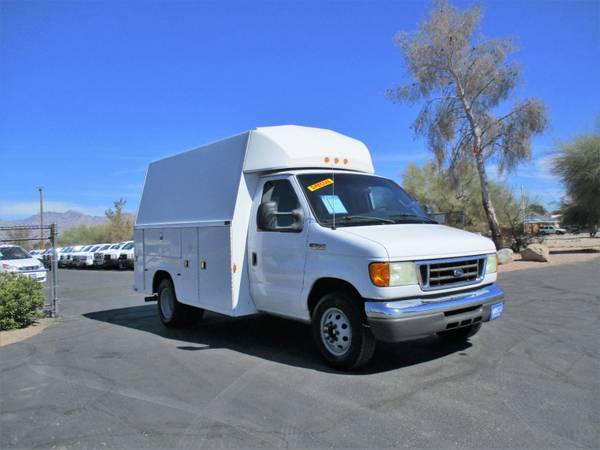 2006 Ford E350 Super Duty Cutaway Van With Service KUV Utility Bed for sale in Tucson, NM – photo 3