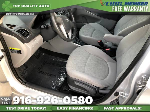 2017 Hyundai Accent SE Sedan for only $9,995 - cars & trucks - by... for sale in Rancho Cordova, CA – photo 11