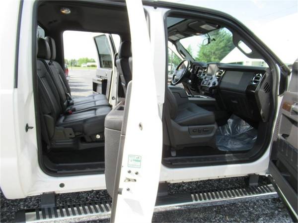 2015 FORD F350 SUPER DUTY PLATINUM, White APPLY ONLINE for sale in Summerfield, NC – photo 4
