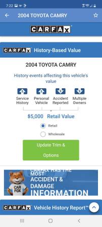 2004 Toyota Camry LE, for sale in Savannah, GA – photo 6