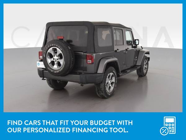 2017 Jeep Wrangler Unlimited Sahara Sport Utility 4D suv Gray for sale in Seffner, FL – photo 8