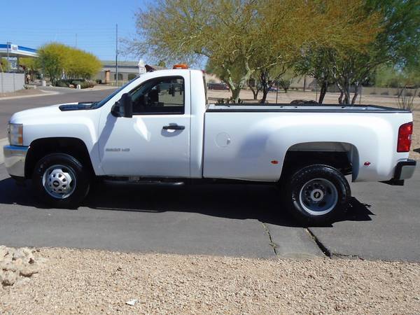 2013 CHEVY 3500 HD REGULAR CAB DUALLY WORK TRUCK LOW MILES - cars & for sale in Phoenix, TX – photo 2