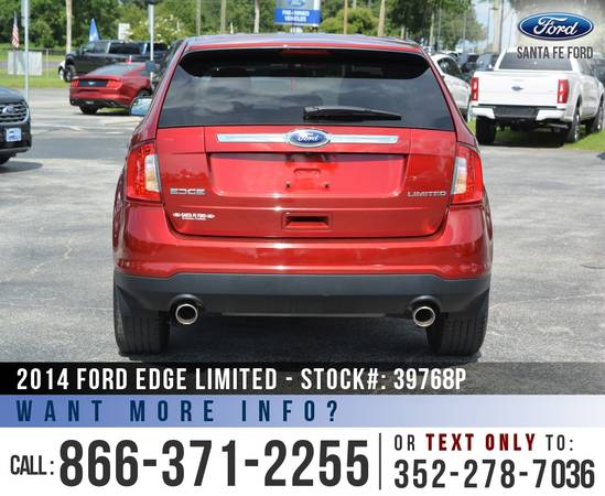 *** 2014 FORD EDGE LIMITED SUV *** Cruise - Leather Seats - SYNC for sale in Alachua, FL – photo 6