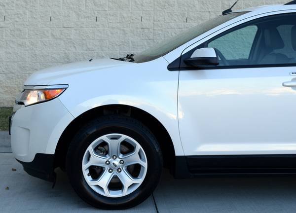 Satin White 2012 Ford Edge SEL - Leather - Backup Cam - cars &... for sale in Raleigh, NC – photo 23