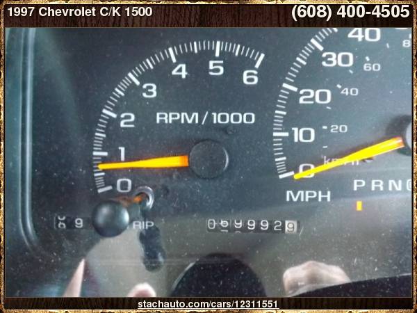 1997 Chevrolet C/K 1500 Reg Cab 131.5" WB with Cigarette lighter for sale in Janesville, WI – photo 12