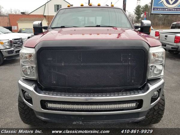 2014 Ford F-350 Crew Cab Lariat 4X4 LIFTED! LOW MILES! - cars & for sale in Finksburg, NJ – photo 2