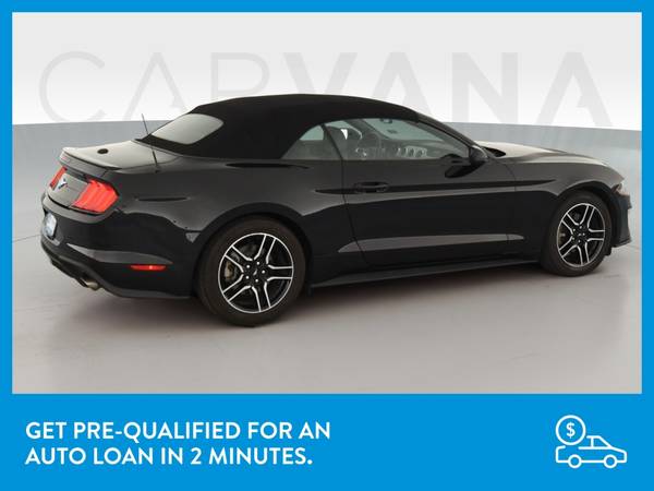 2019 Ford Mustang EcoBoost Convertible 2D Convertible Black for sale in Atlanta, LA – photo 9