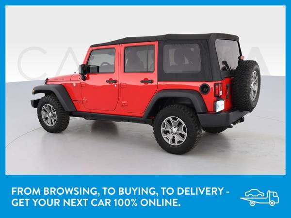 2017 Jeep Wrangler Unlimited Rubicon Sport Utility 4D suv Red for sale in Columbus, GA – photo 5