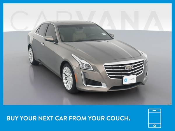 2017 Caddy Cadillac CTS 3 6 Premium Luxury Sedan 4D sedan Gold for sale in Indianapolis, IN – photo 12