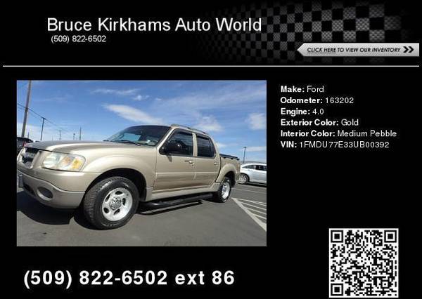 2003 Ford Explorer Sport Trac XLT Buy Here Pay Here - cars & trucks... for sale in Yakima, WA