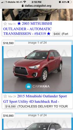2015 Mitsubishi Outlander for sale in Fort Worth, TX – photo 11