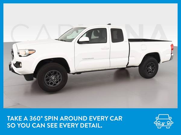 2017 Toyota Tacoma Access Cab SR5 Pickup 4D 6 ft pickup White for sale in Monterey, CA – photo 3