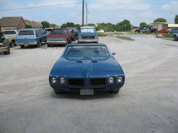 1970 pontiac gto convetible for sale in Granbury, TX – photo 2