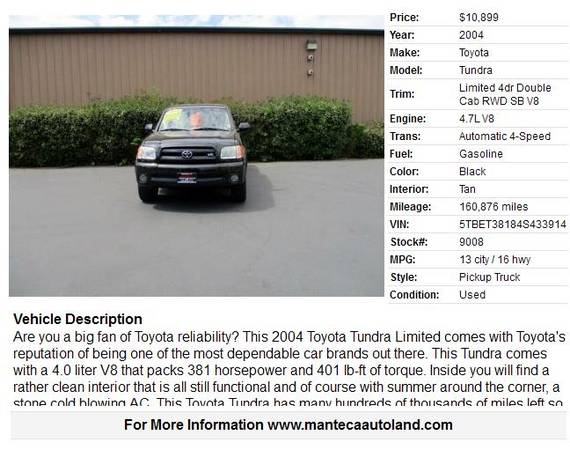 2008 Nissan Titan XE for sale in Manteca, CA – photo 24