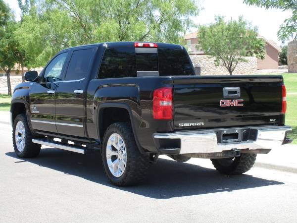 2014 GMC SIERRA Z71 V8 4X4 CREW CAB ONLY 85K MILES! BLACK ON BLACK for sale in El Paso, NM – photo 3