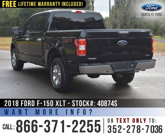 2018 FORD F-150 XLT 4X4 Leather, Backup Camera, F150 4WD for sale in Alachua, FL – photo 5