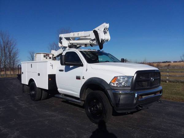 45' 2012 Dodge Ram 5500 Diesel Bucket Boom Lift Truck ALTEC AT37G -... for sale in Gilberts, PA – photo 12