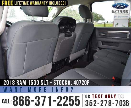 *** 2018 RAM 1500 SLT 4WD *** SiriusXM - Camera - Tinted Windows -... for sale in Alachua, GA – photo 16