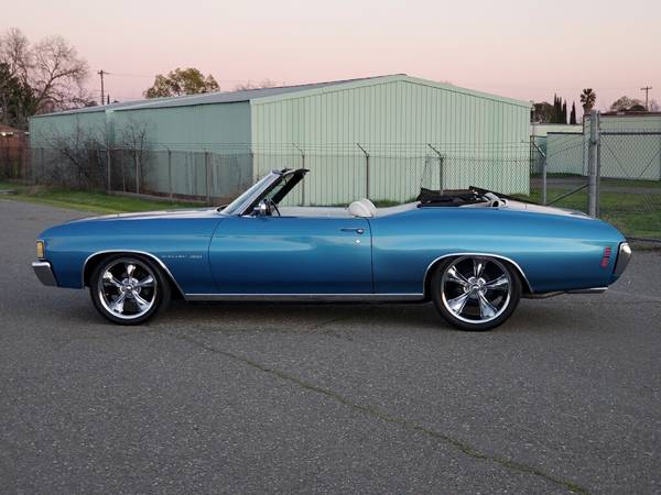 1972 convertible chevelle AC, 350, power top, - - by for sale in Rio Linda, OR – photo 6