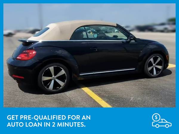 2013 VW Volkswagen Beetle Turbo Convertible 2D Convertible Black for sale in Arlington, District Of Columbia – photo 9
