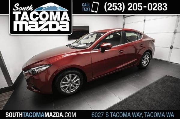 2017 Mazda Mazda3 4-Door Sport Sedan Auto w/ Preferred Equipment Pkg for sale in Tacoma, WA