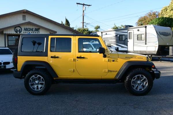 2015 Jeep Wrangler Unlimited Rubicon suv Baja Yellow Clearcoat for sale in Montclair, CA – photo 2