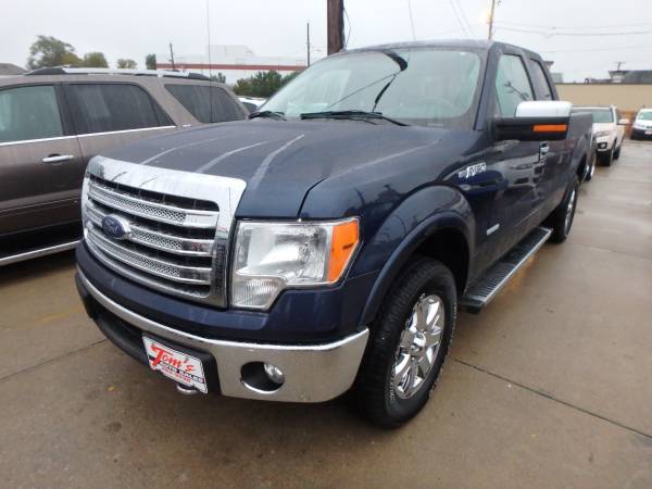 2014 Ford F-150 Super Cab Lariat 4WD Blue for sale in Des Moines, IA – photo 6