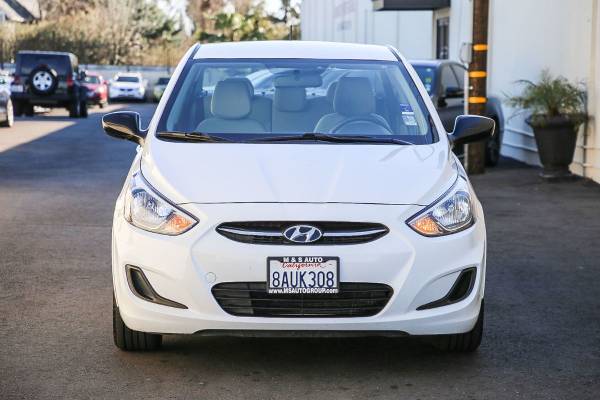 2017 Hyundai Accent Value Edition sedan Century White - cars & for sale in Sacramento , CA – photo 2