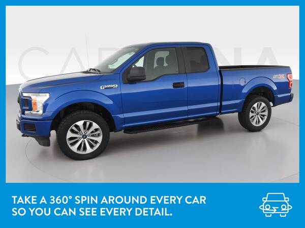 2018 Ford F150 Super Cab Lariat Pickup 4D 6 1/2 ft pickup Blue for sale in Saint Paul, MN – photo 3