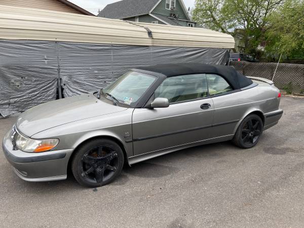 2001 SAAB 9-3 CONVERTIBLE: CLEAN IN/OUT, NEW TOP, MOTOR BAD: - cars for sale in Luzerne, PA – photo 3