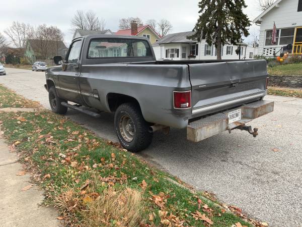 1987 Chevy k10 3/4 ton 4x4 - cars & trucks - by owner - vehicle... for sale in Lafayette, IN – photo 7