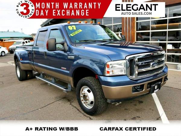 2007 Ford F-350 99K MILES 1 TON DUALLY DIESEL 4X4 LOCAL TRUCK Pickup T for sale in Beaverton, OR – photo 4