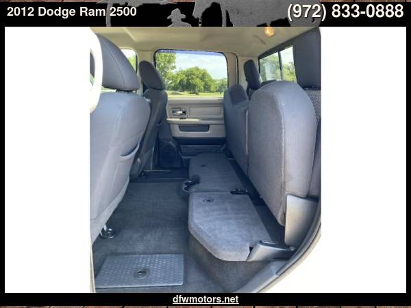 2012 Dodge Ram 2500 SLT Big Horn 4WD CrewCab Diesel - cars & trucks... for sale in Lewisville, TX – photo 23