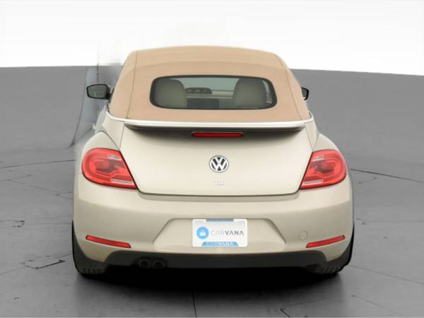 2014 VW Volkswagen Beetle TDI Convertible 2D Convertible Beige - -... for sale in Sarasota, FL – photo 9