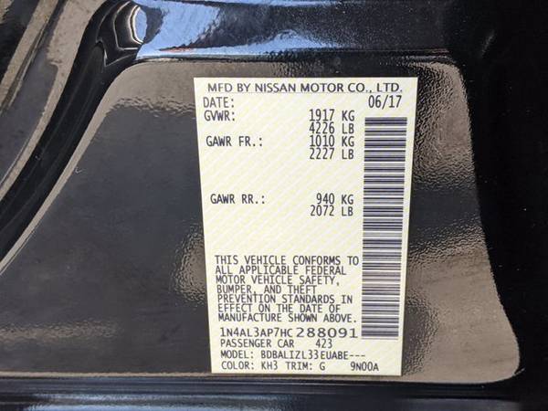 2017 Nissan Altima 2 5 SV SKU: HC288091 Sedan - - by for sale in Peoria, AZ – photo 23